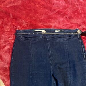 Pilcro and the Letterpress High-Rise Indigo Jeans